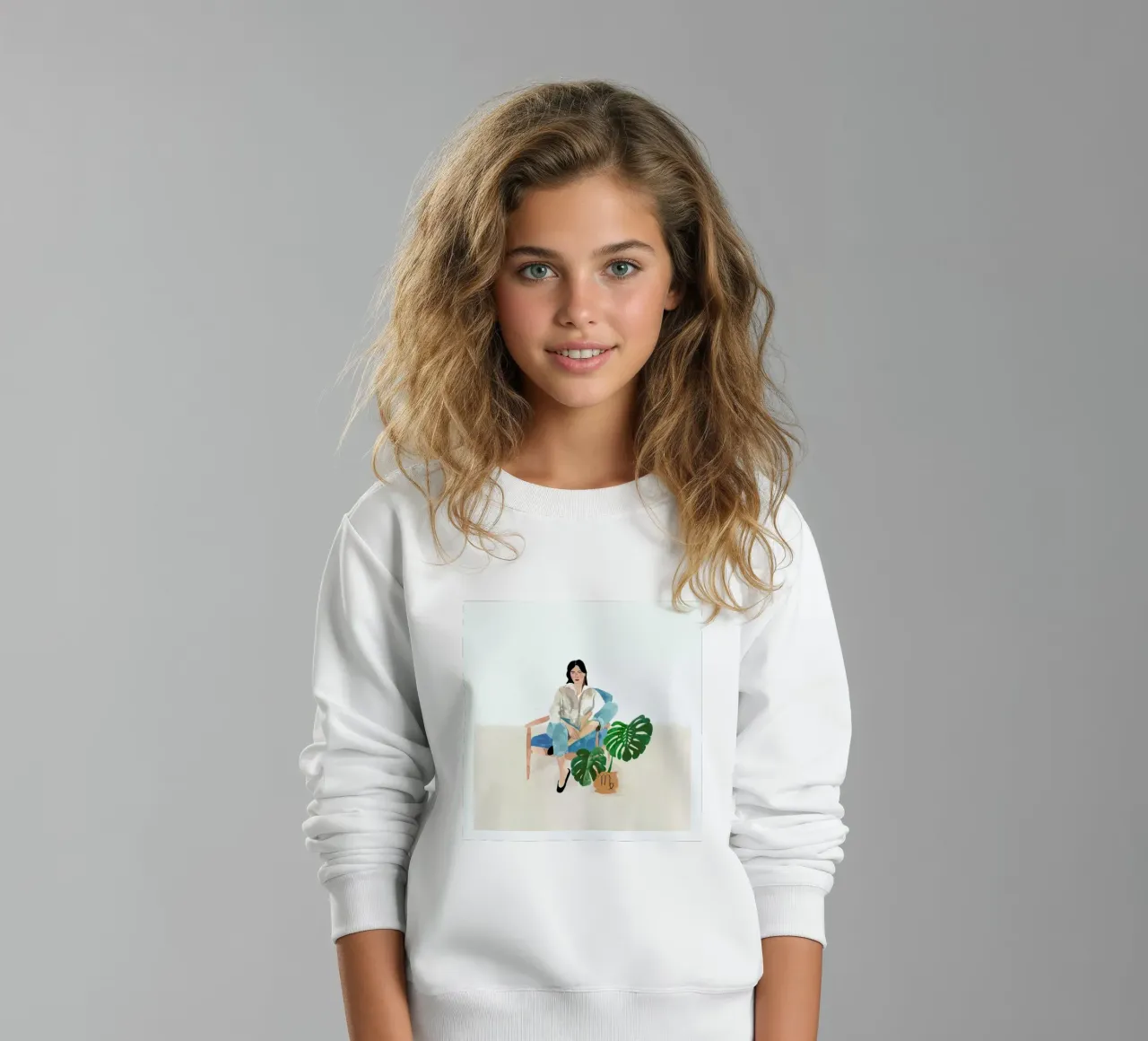 Virgo felpa bambino da Laura Page