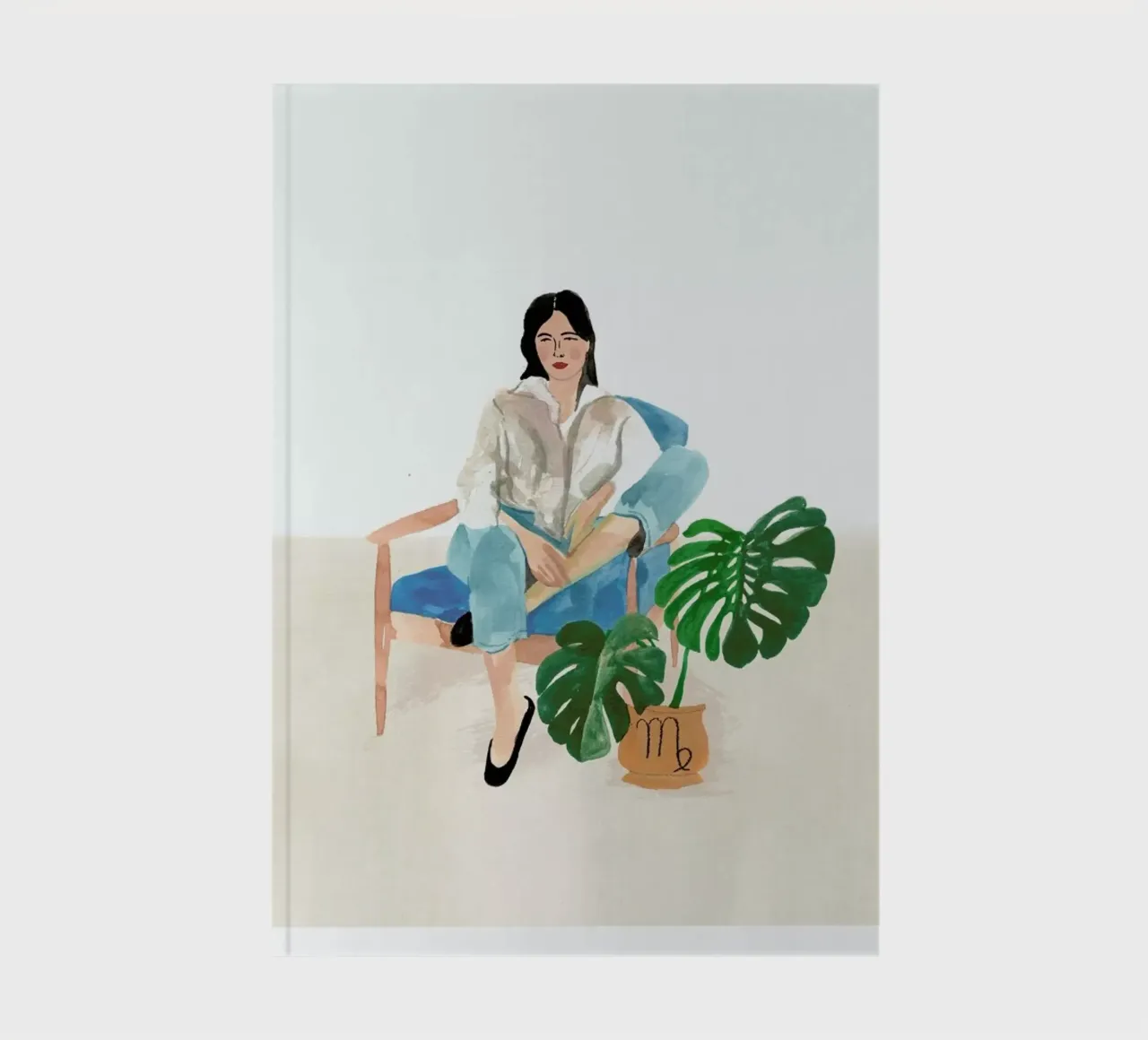 Virgo notebook by Laura Page