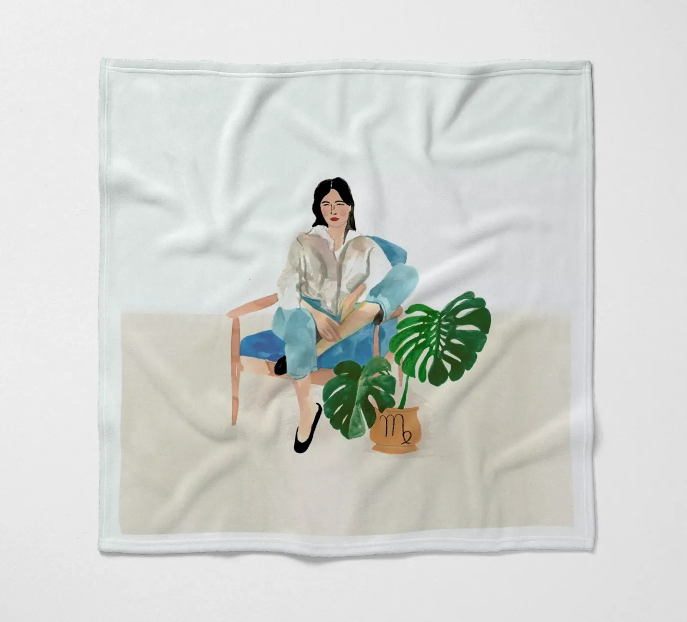 Virgo Fleecedecke von Laura Page
