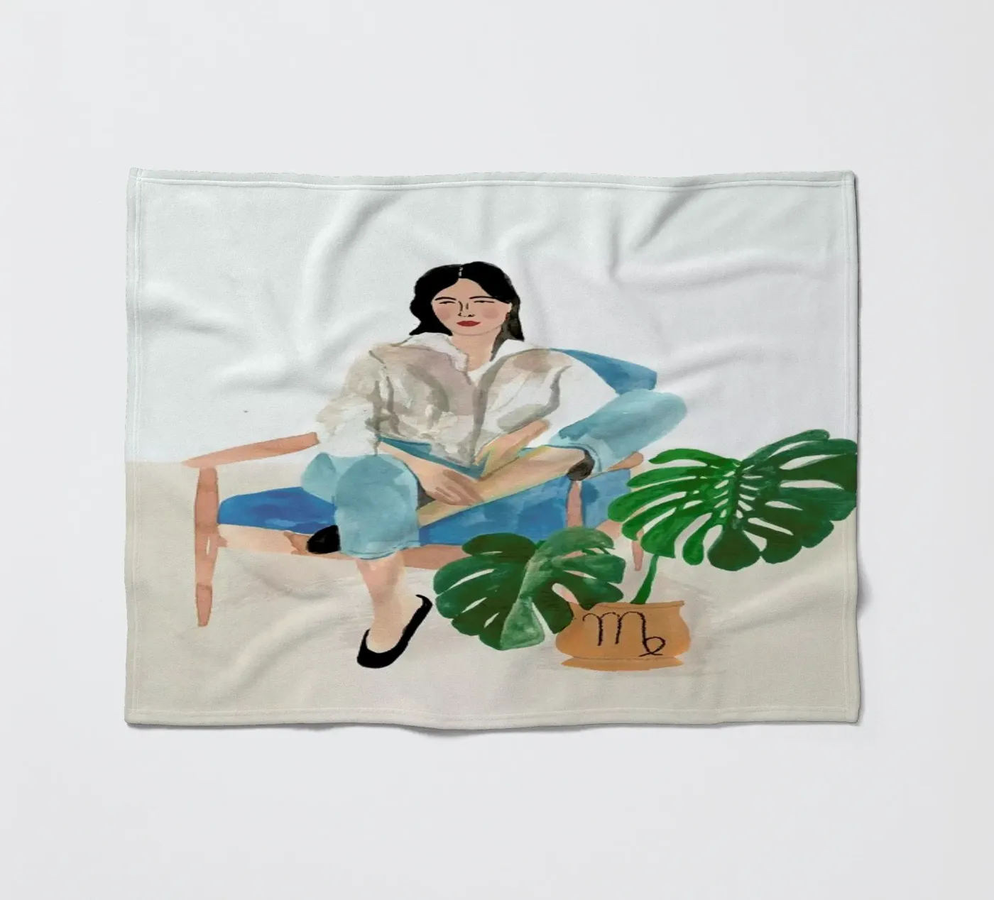 Virgo Fleecedecke von Laura Page