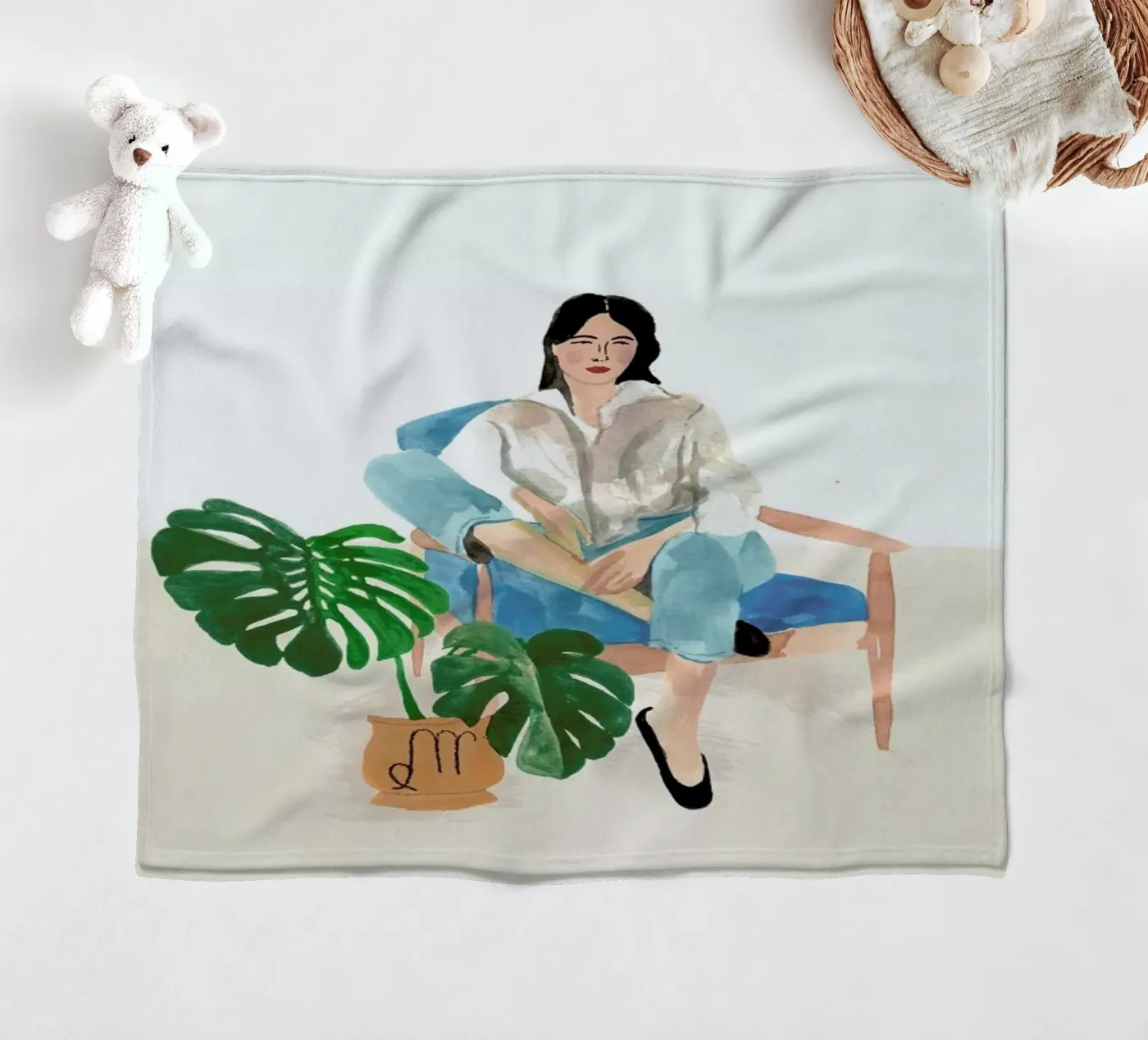 Virgo Fleecedecke von Laura Page