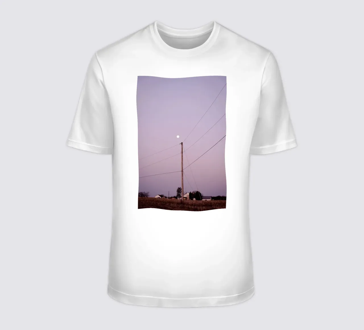 linee elettriche calme t-shirt da space words