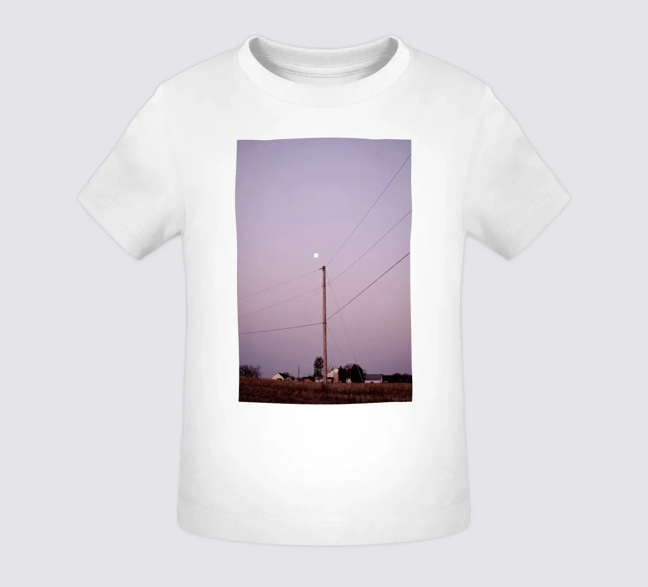 linee elettriche calme maglietta neonato da space words