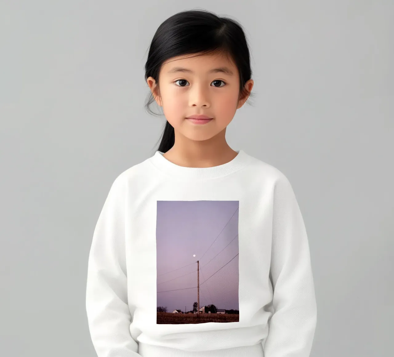 linee elettriche calme felpa bambino da space words