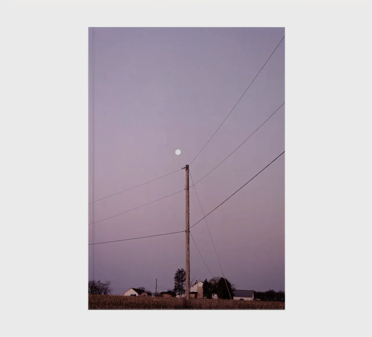 power lines calm notebook by space words