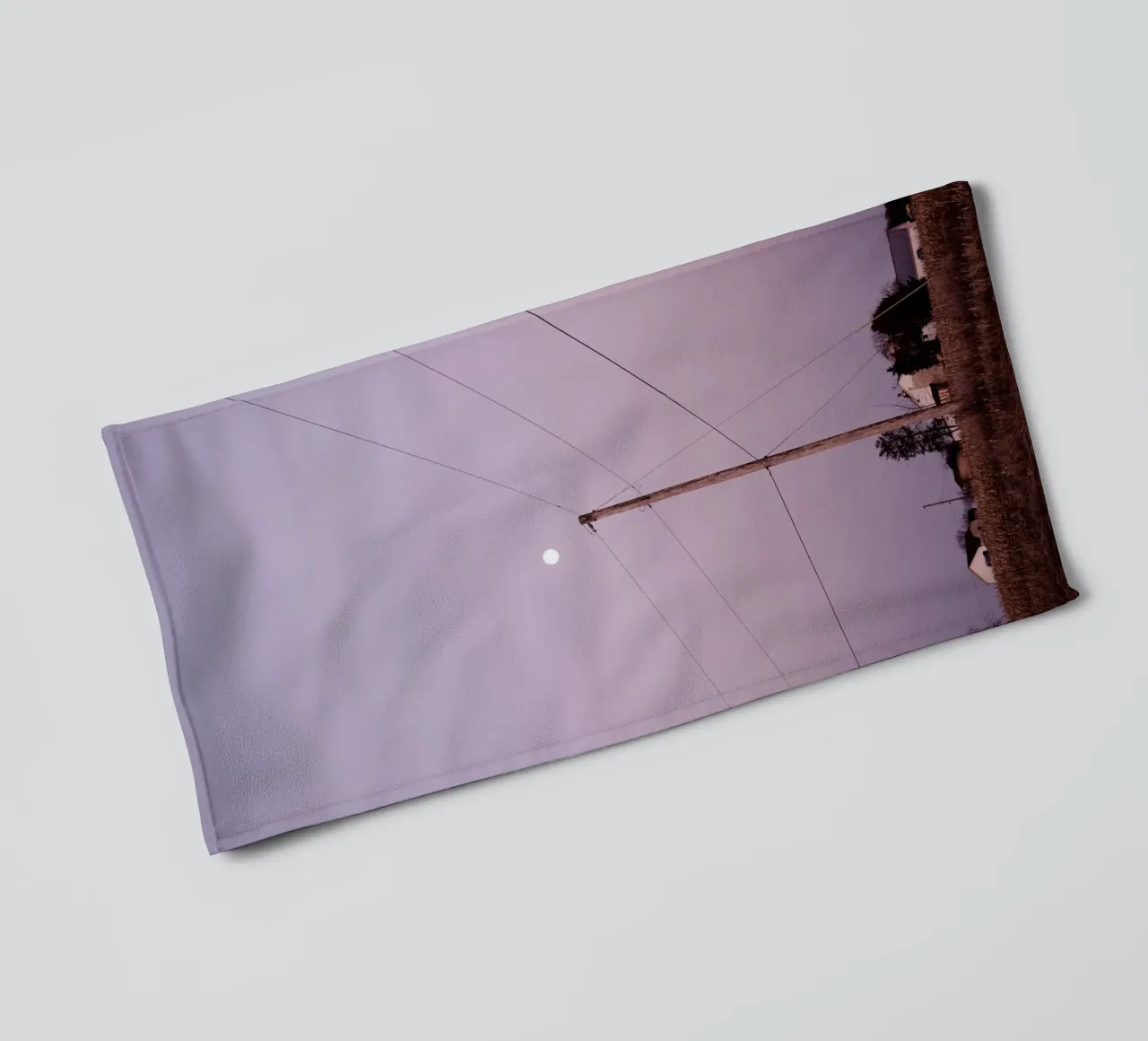 linee elettriche calme asciugamano da bagno da space words