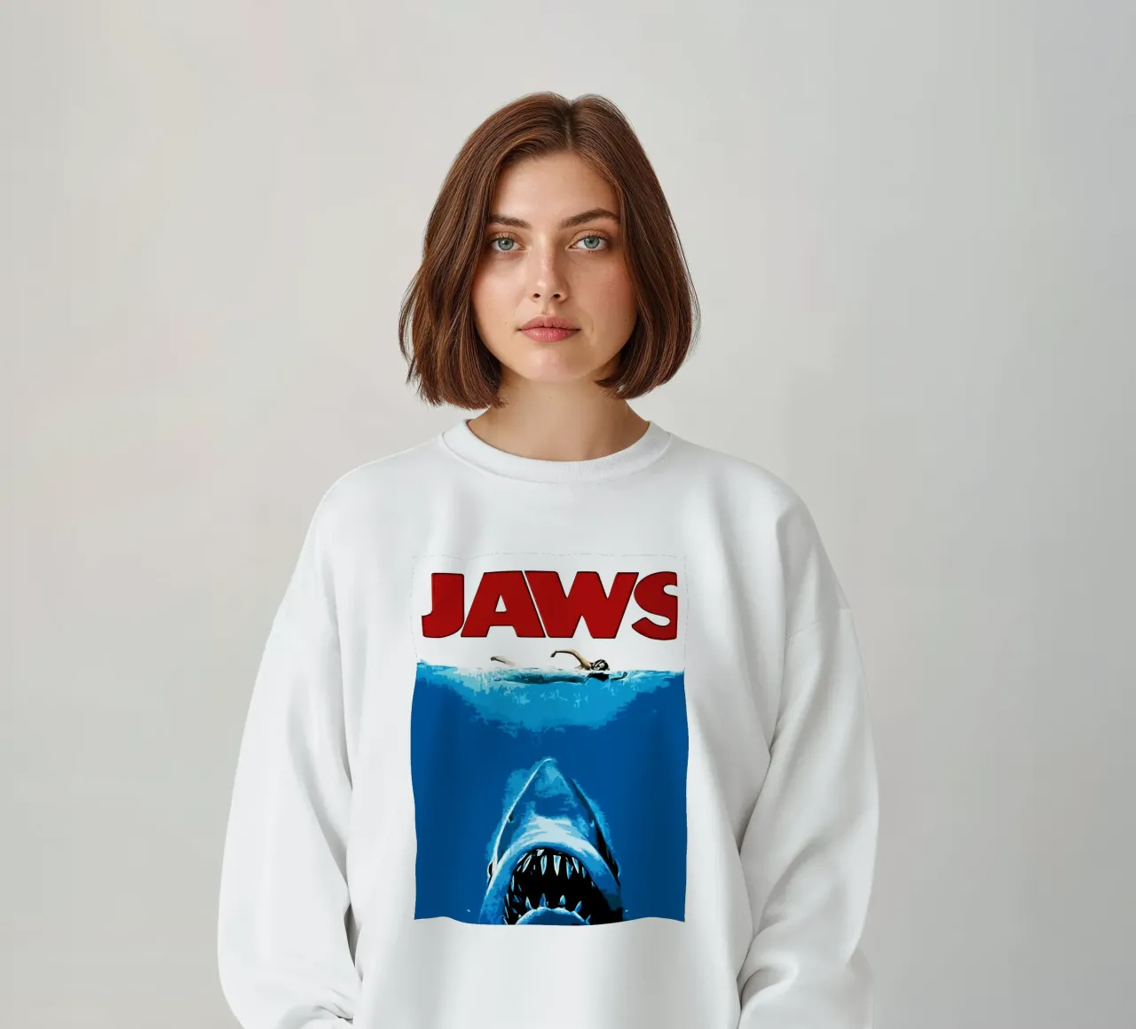 Jaws Filme Kunst Sweatshirt von ontoseno