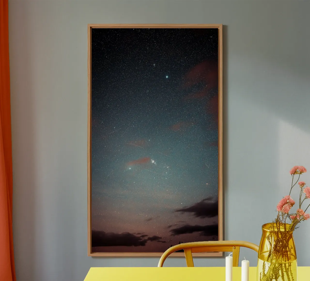 celestial objects stars alu-dibond by space words