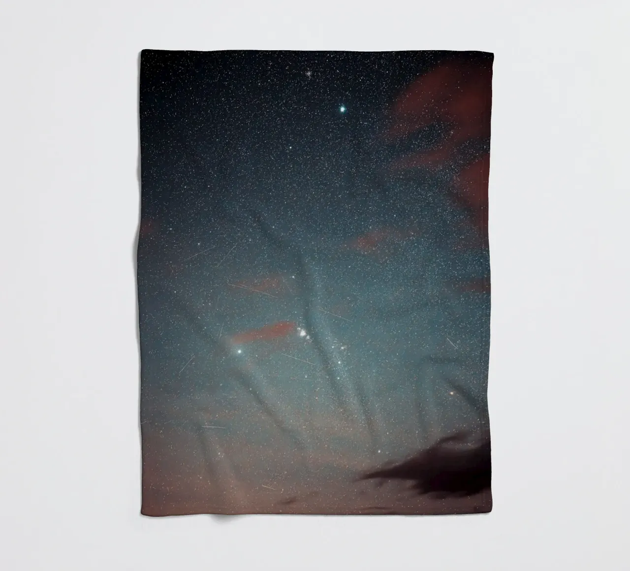 celestial objects stars fleece blanket by space words