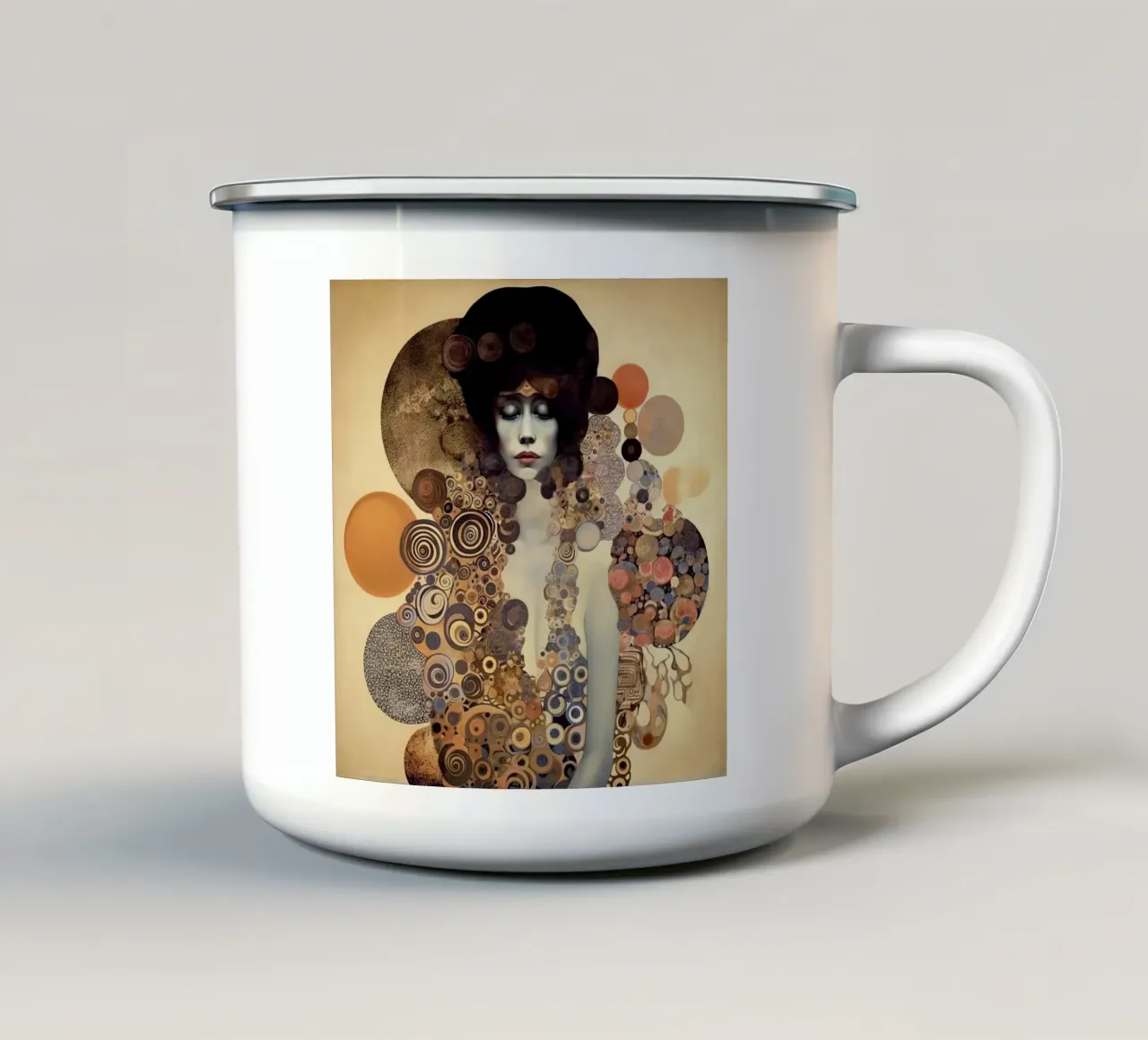 Arte da parete di Imagine tazza in smalto da Imagine