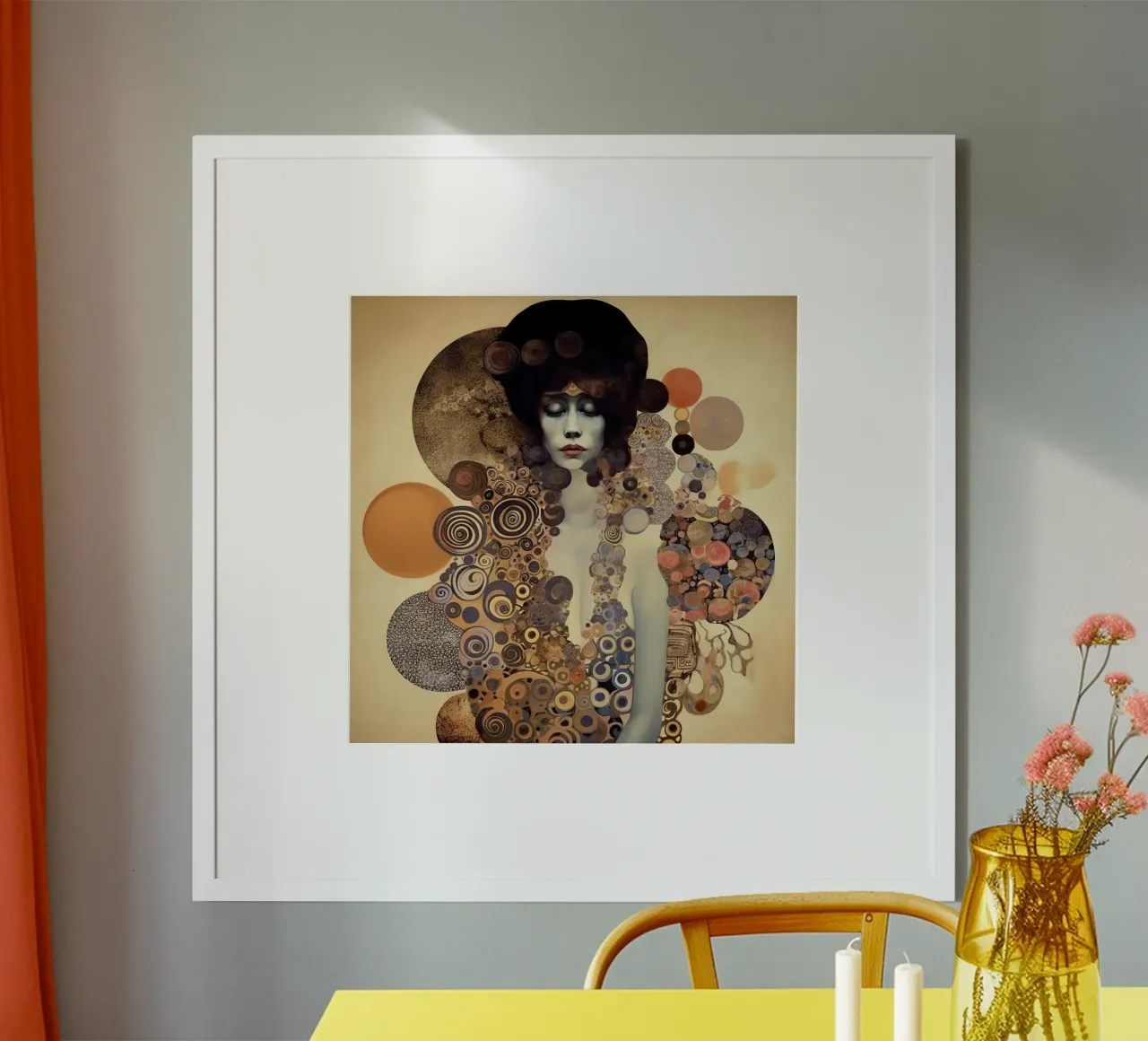 Arte da parete di Imagine poster con telaio in alluminio da Imagine