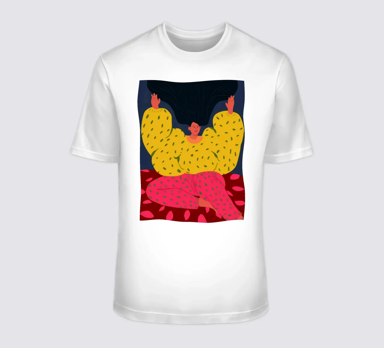 Sdraiarsi a pois t-shirt da Peak Delusion