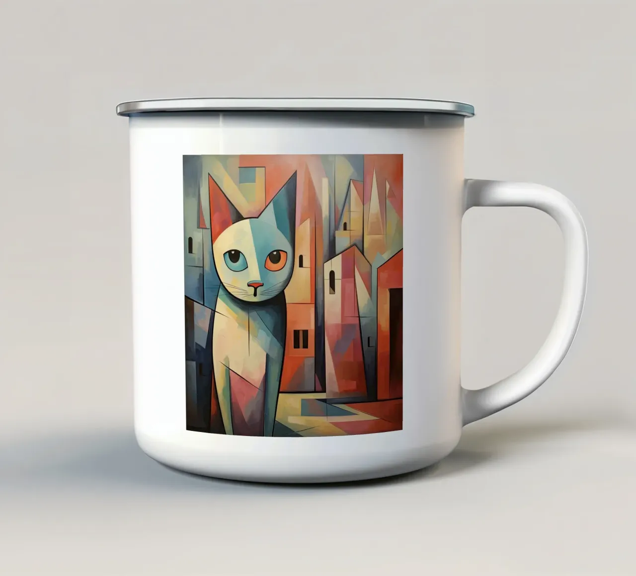 Arte da parete di Imagine tazza in smalto da Imagine