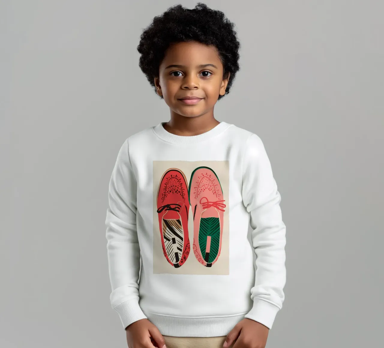 Stile di scarpa intrecciata felpa bambino da Peak Delusion