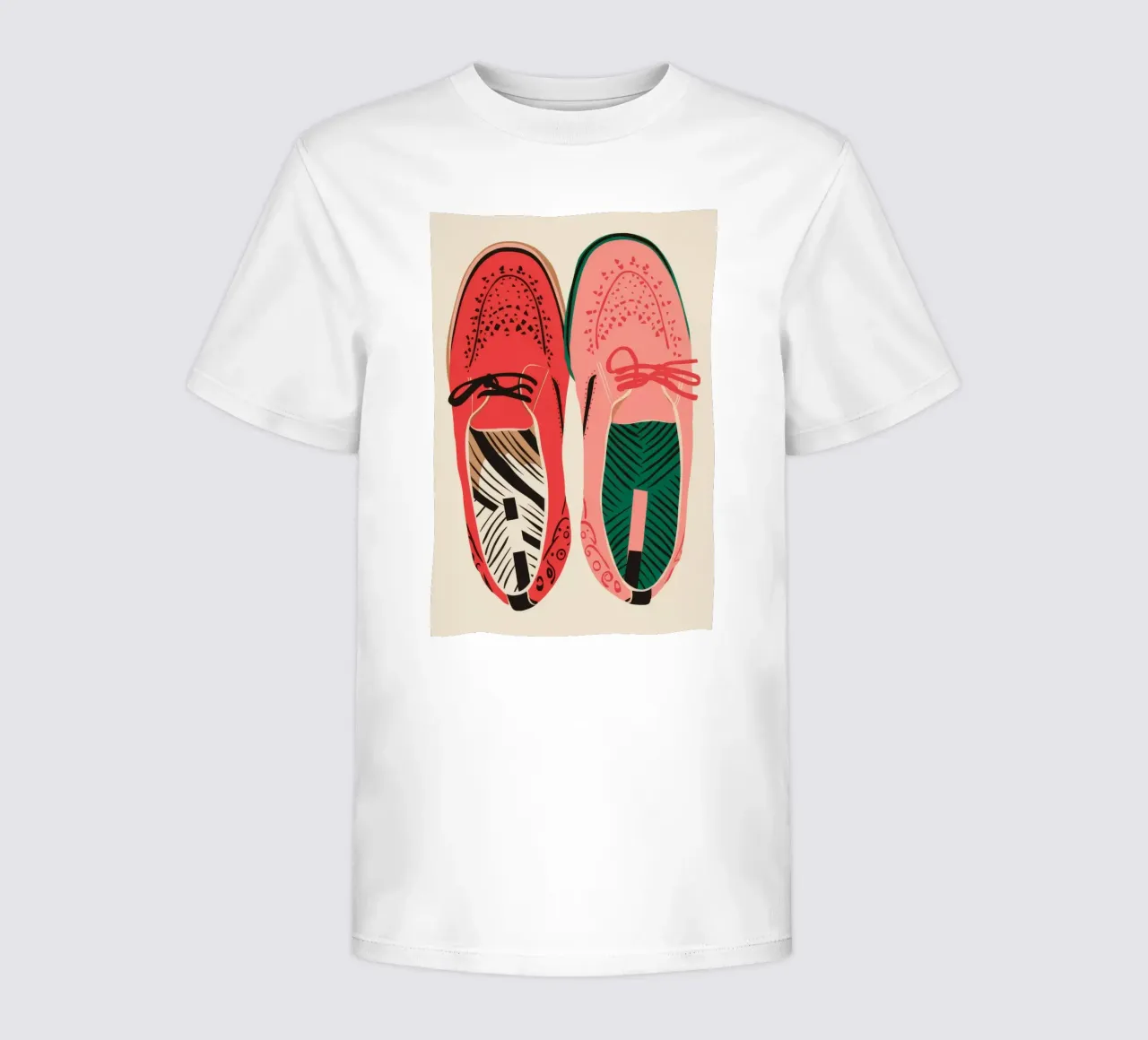Estilo de zapato tejido camiseta para niños de Peak Delusion