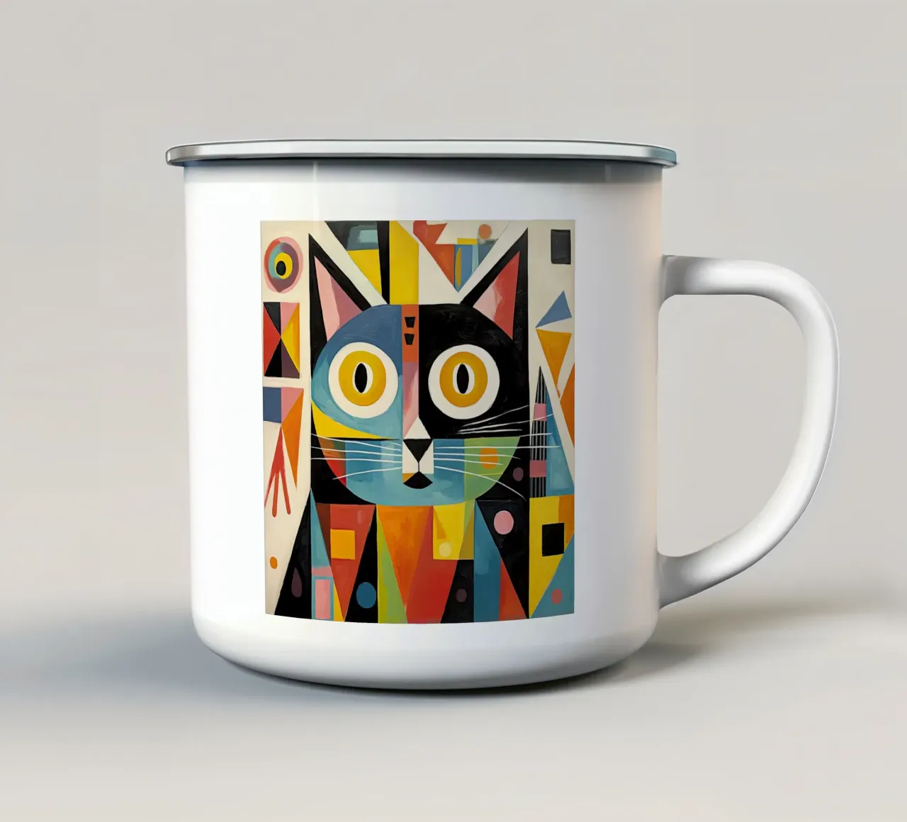 Arte da parete di Imagine tazza in smalto da Imagine