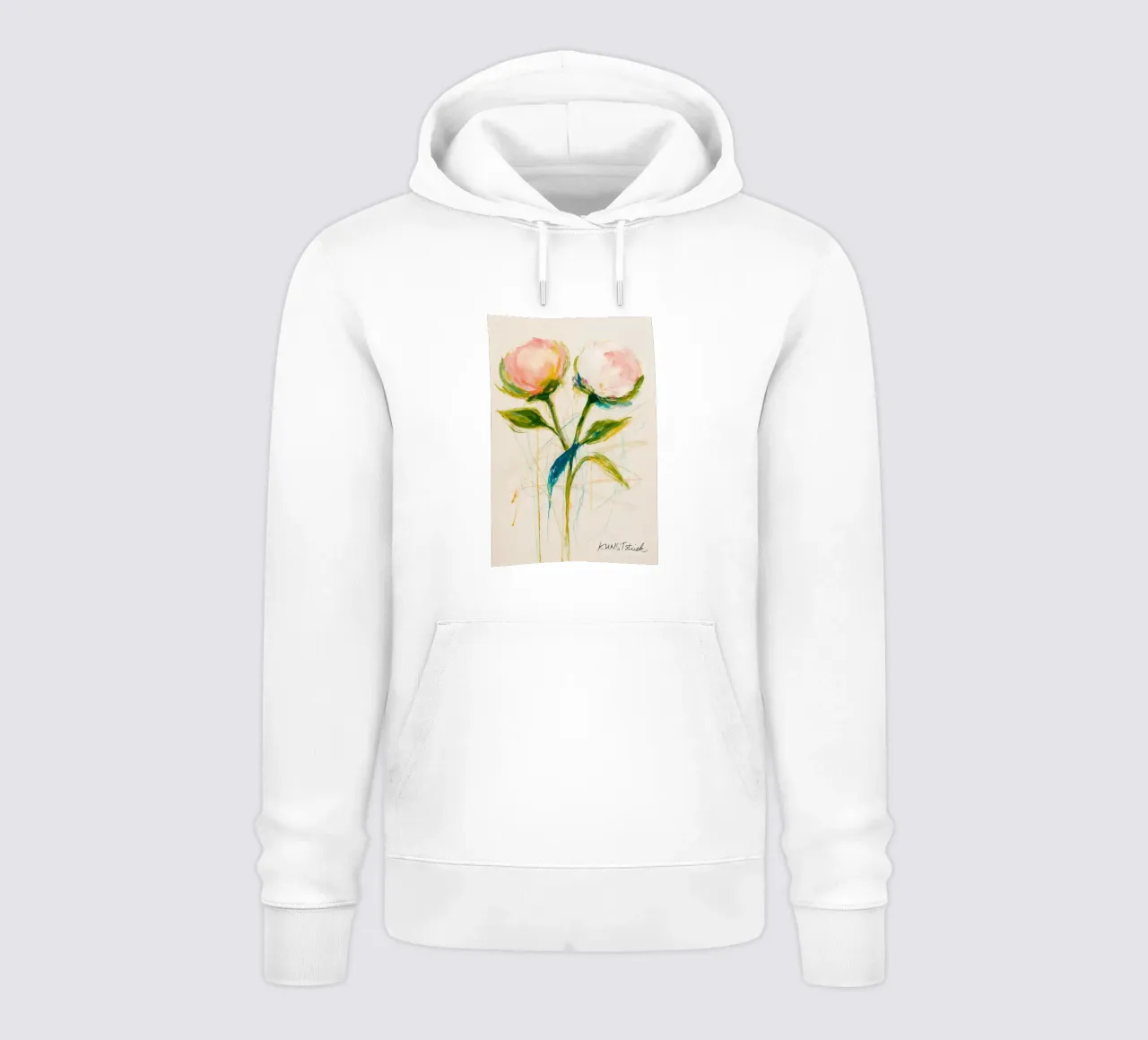 Poesia floreale felpa con cappuccio da KUNSTstück