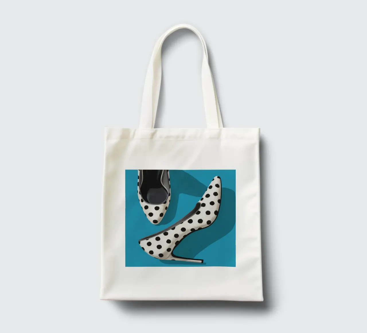 Polka Dot Pump Poise tote bag by Peak Delusion