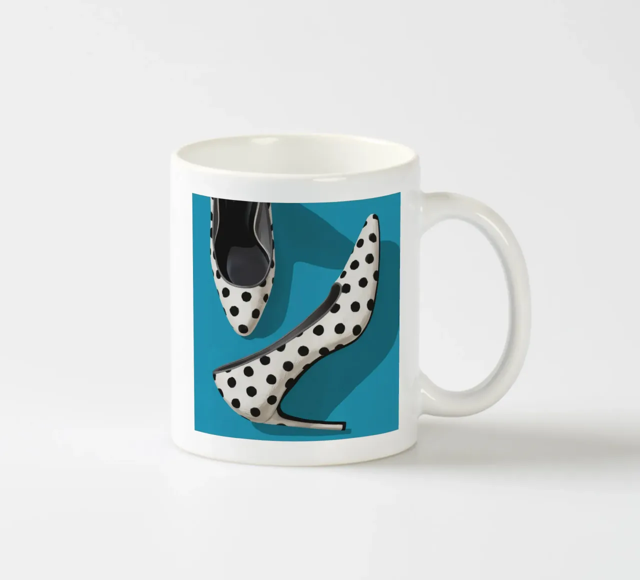Pompa a pois Poise tazza in ceramica da Peak Delusion