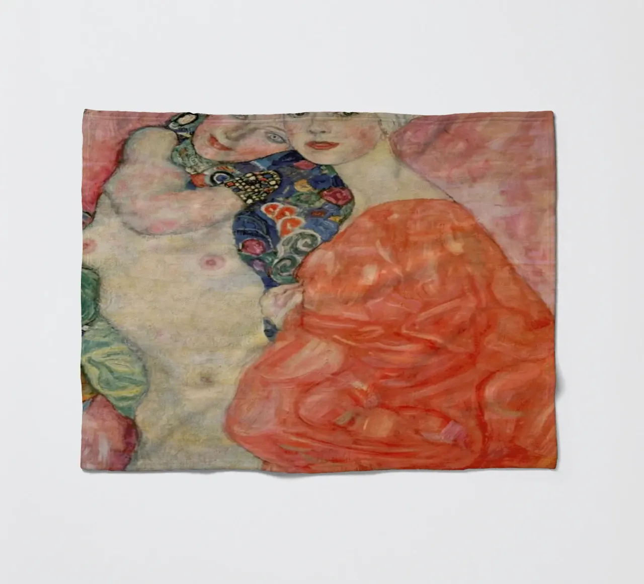 Klimt - Girlfriends coperta in pile da ARTOTHEK