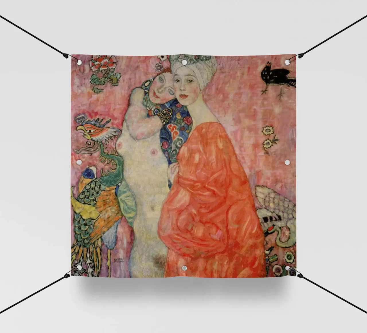 Klimt - Girlfriends telo in pvc da ARTOTHEK