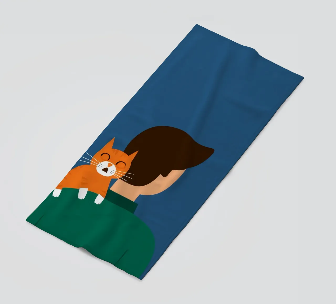 Compagno di spalla felino telo mare da Peak Delusion