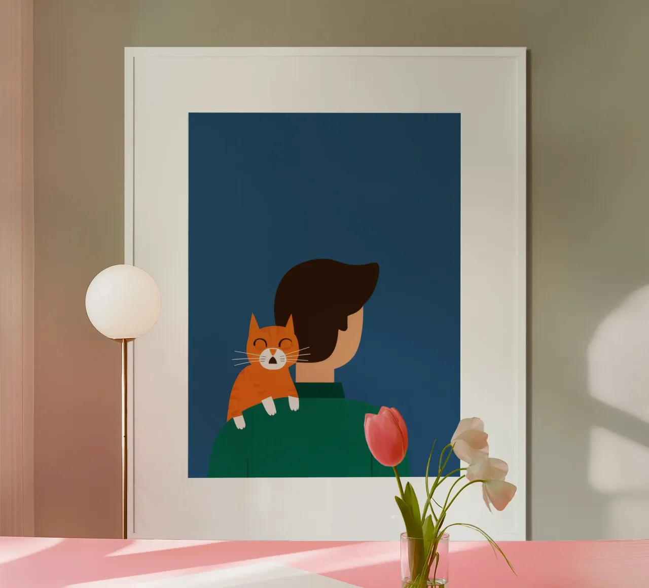 Compagno di spalla felino poster da Peak Delusion