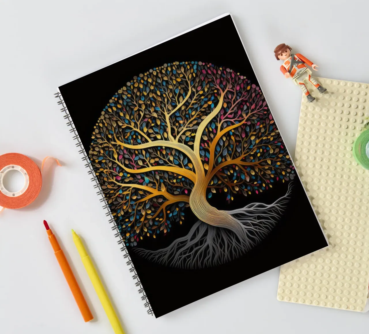 Wall-art by Imagine spiral notebook by Imagine