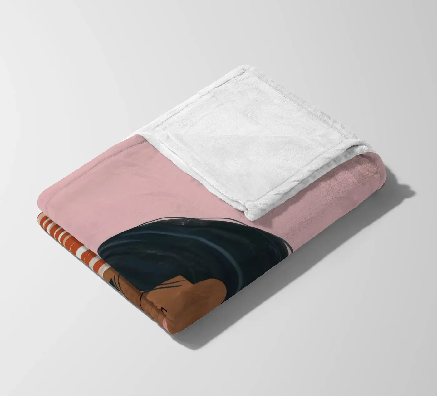Gestreifter Pullover Serenity Fleecedecke von Peak Delusion