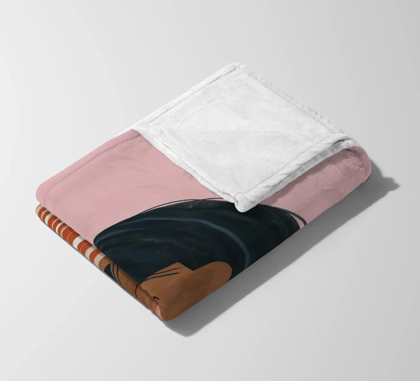 Gestreifter Pullover Serenity Fleecedecke von Peak Delusion