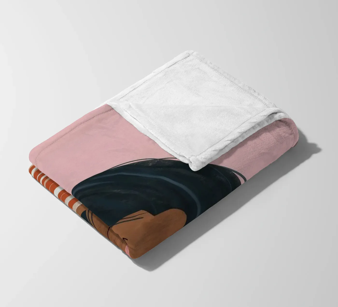 Gestreifter Pullover Serenity Fleecedecke von Peak Delusion