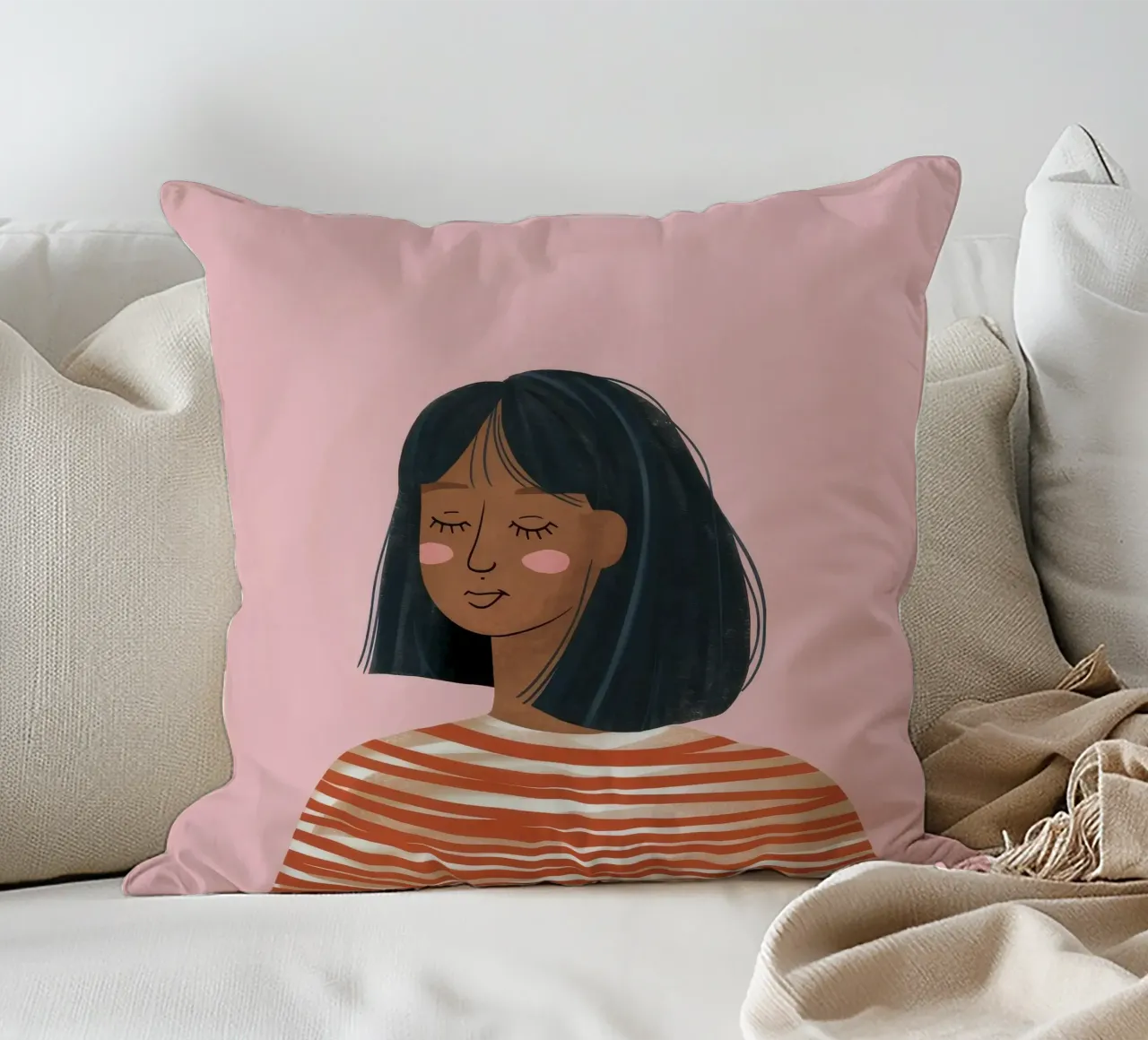 Maglione a righe Serenity cuscino da Peak Delusion