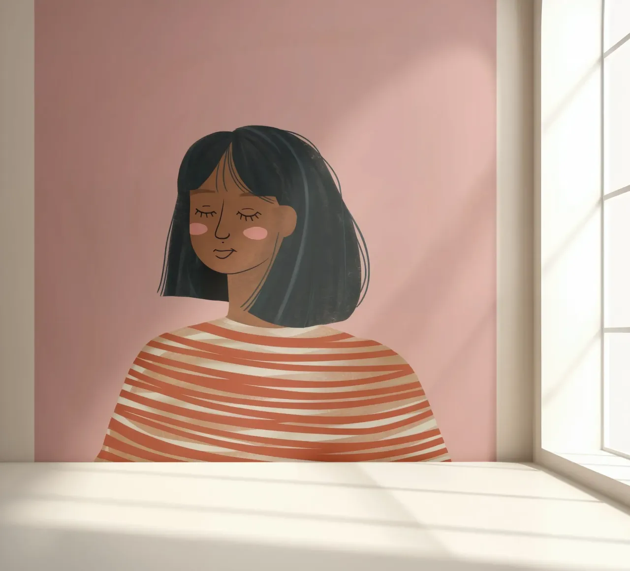 Striped Sweater Serenity photo wallpaper by Peak Delusion