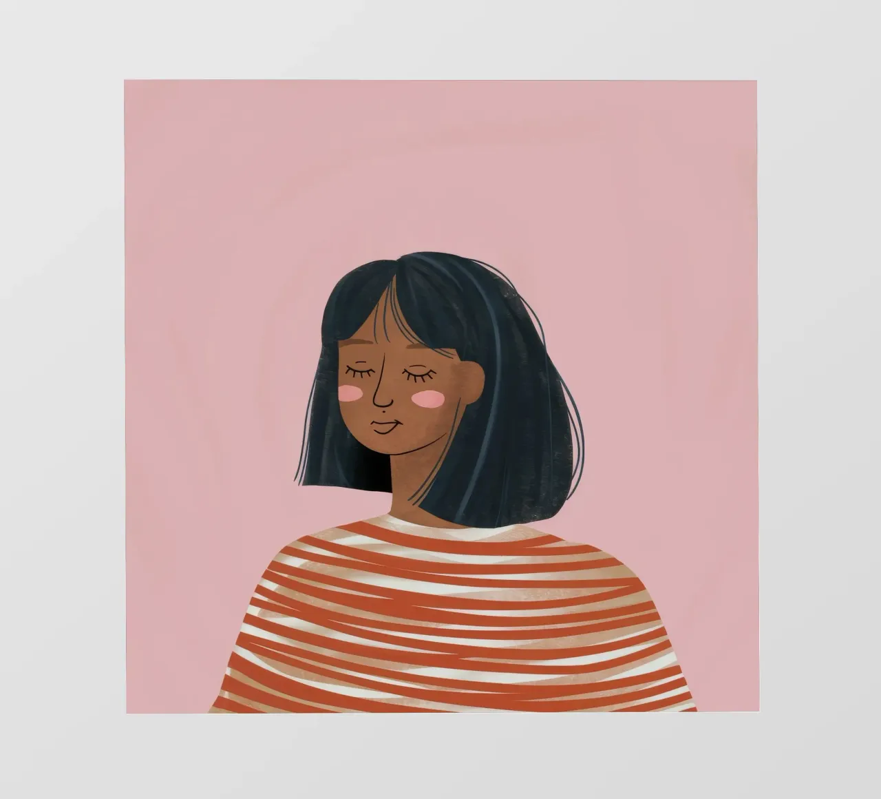 Maglione a righe Serenity telo in pvc da Peak Delusion