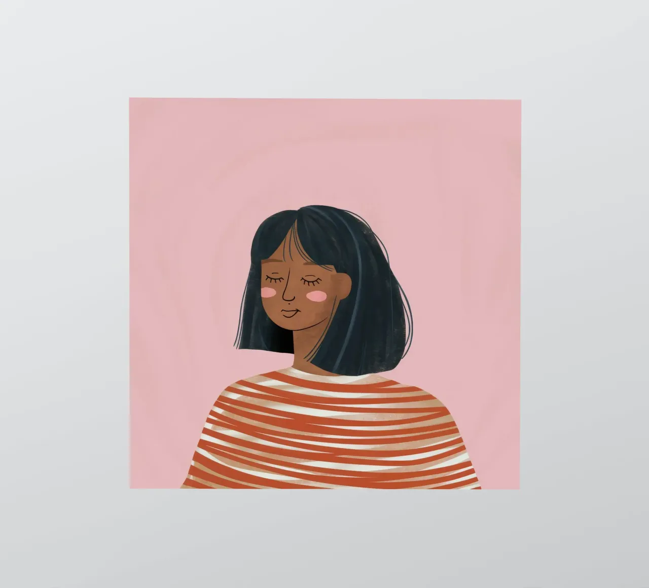 Pull rayé Serenity autocollant de Peak Delusion