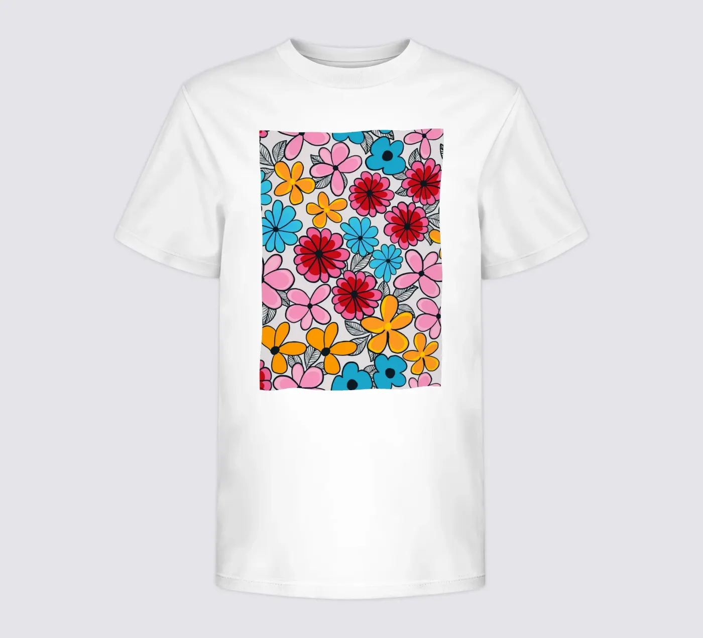 Summer love pattern t-shirt bambini da gulsengunel