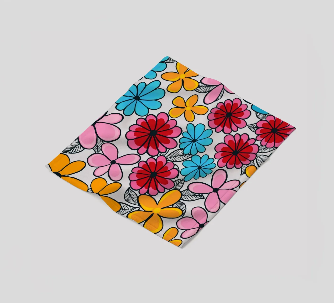 Summer love pattern fleece blanket by gulsengunel