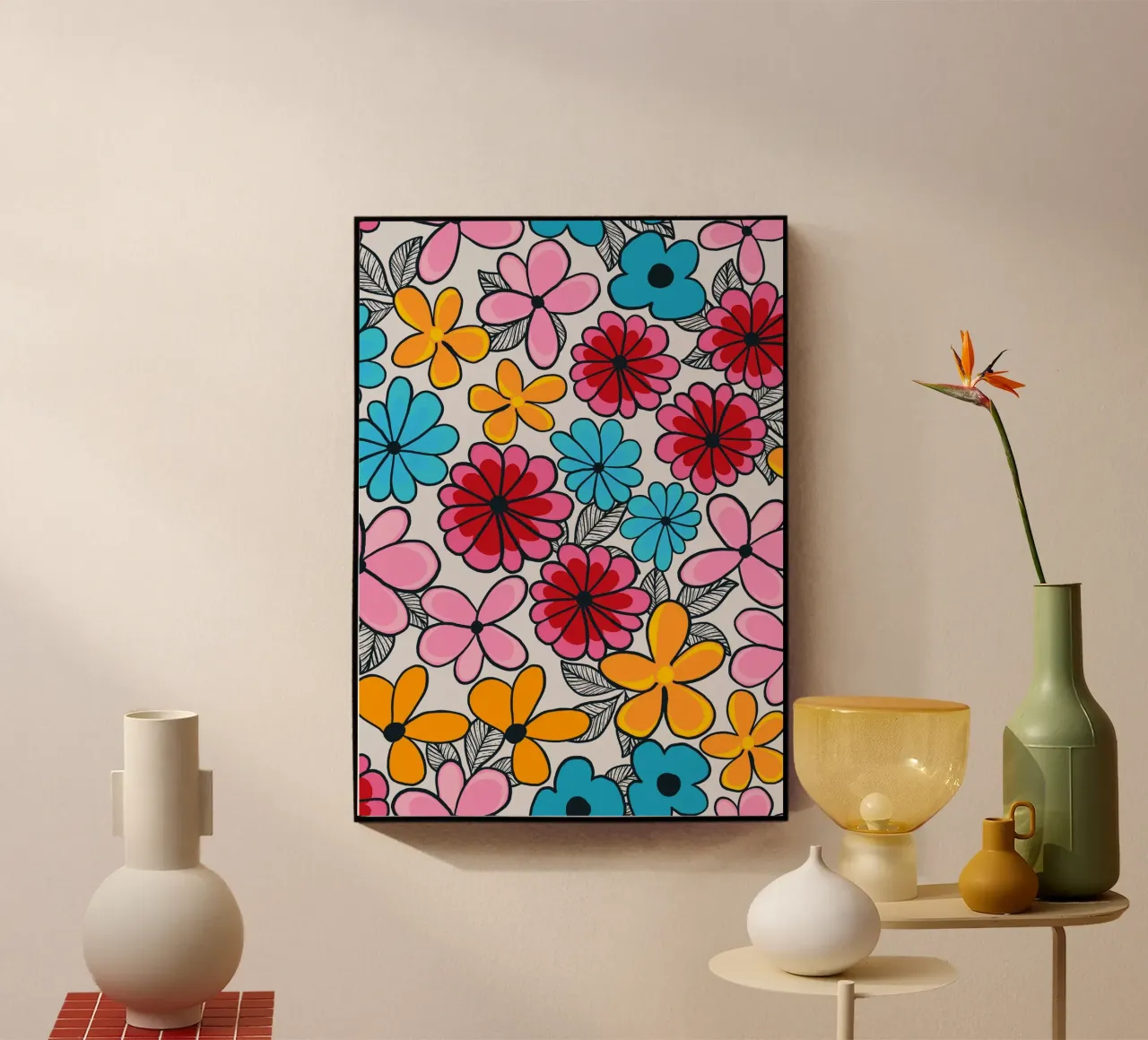 Summer love pattern plexiglass da gulsengunel