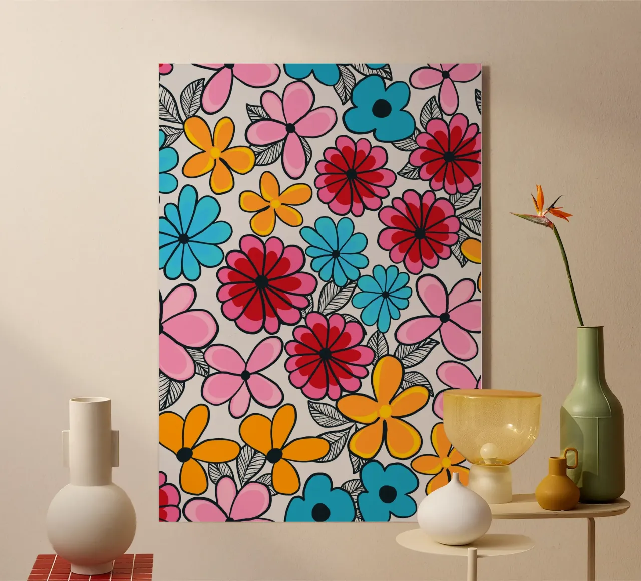 Summer love pattern plexiglass da gulsengunel