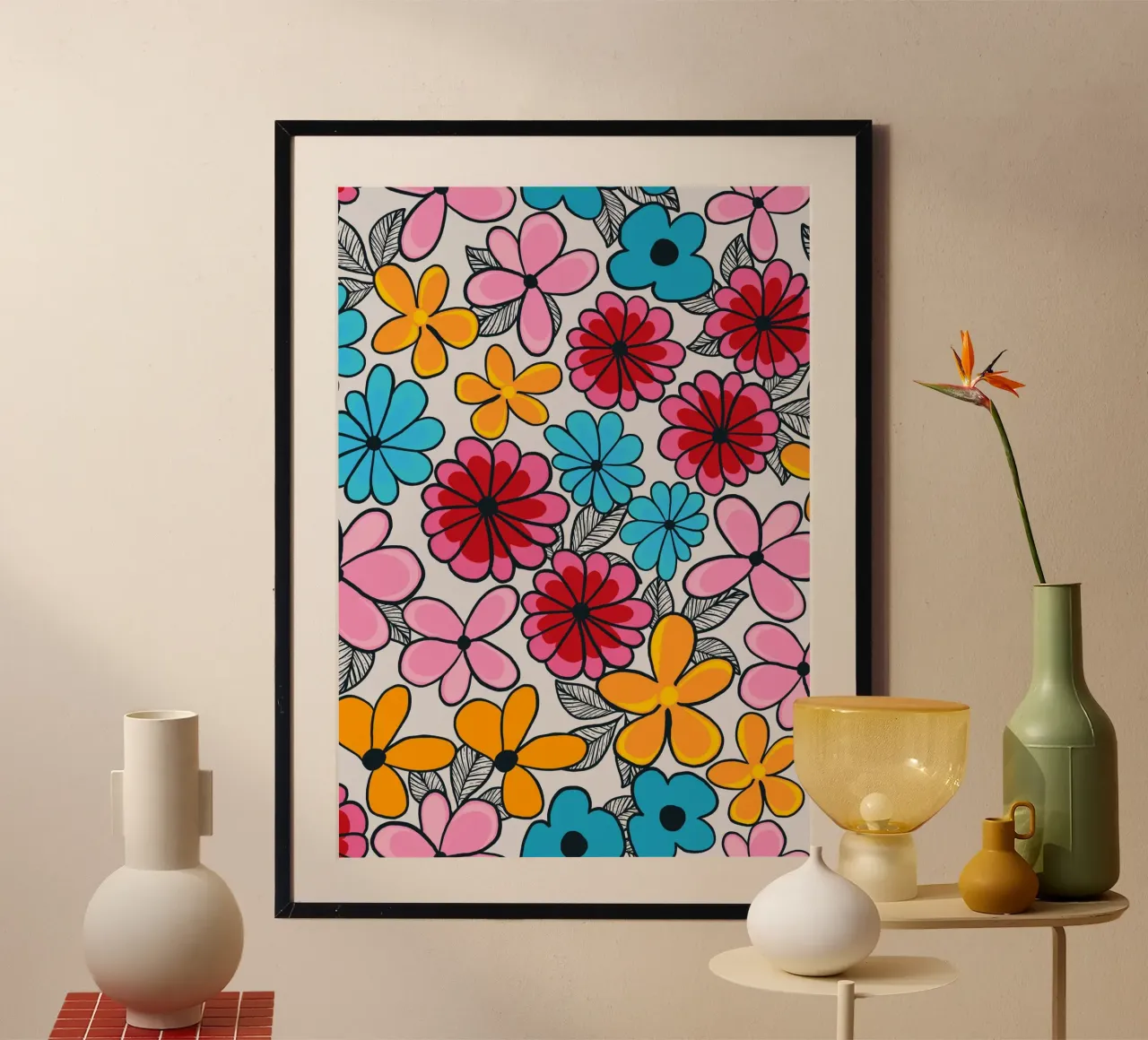 Summer love pattern poster da gulsengunel