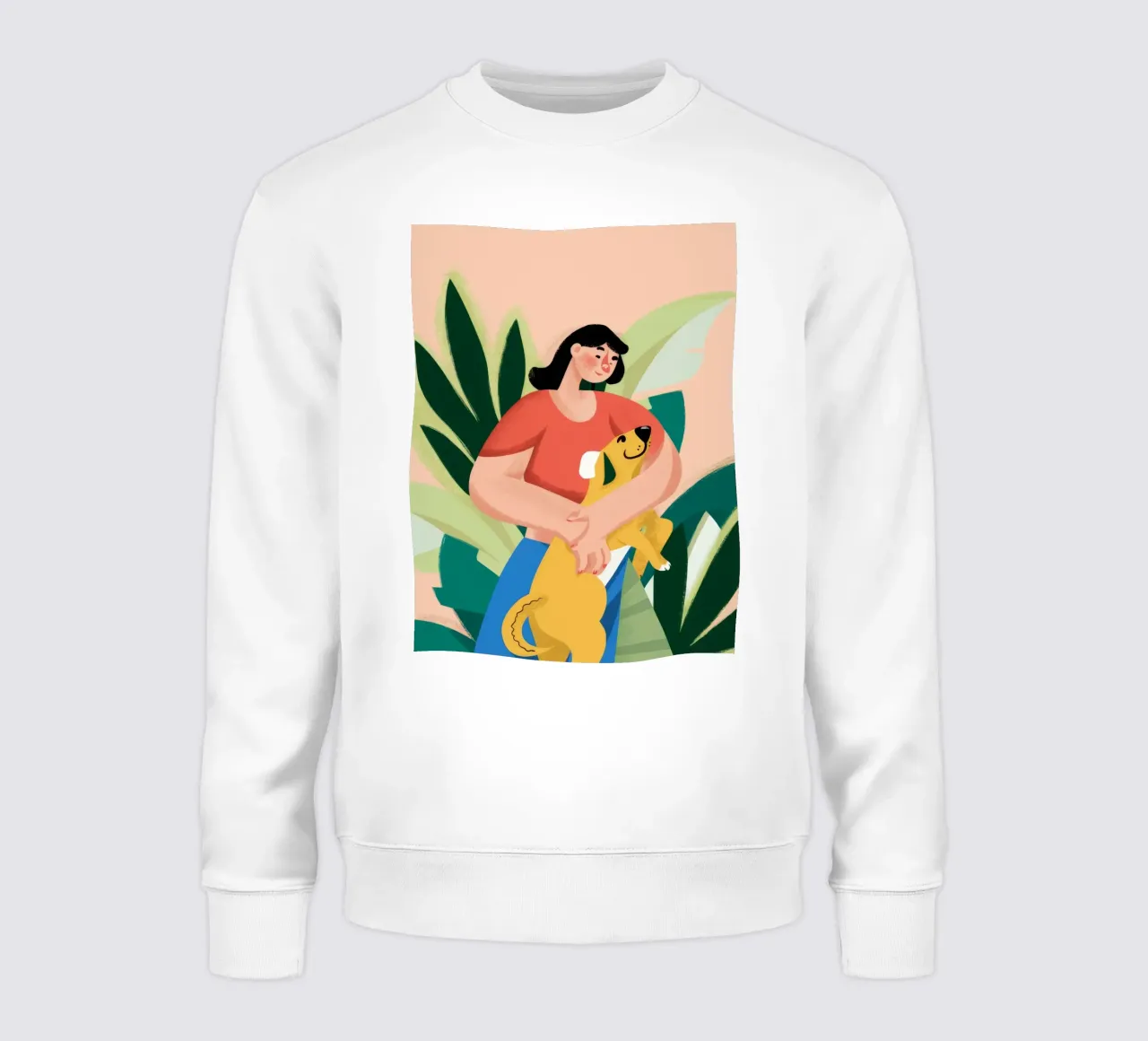 Zitrone Holding Ease Sweatshirt von Peak Delusion