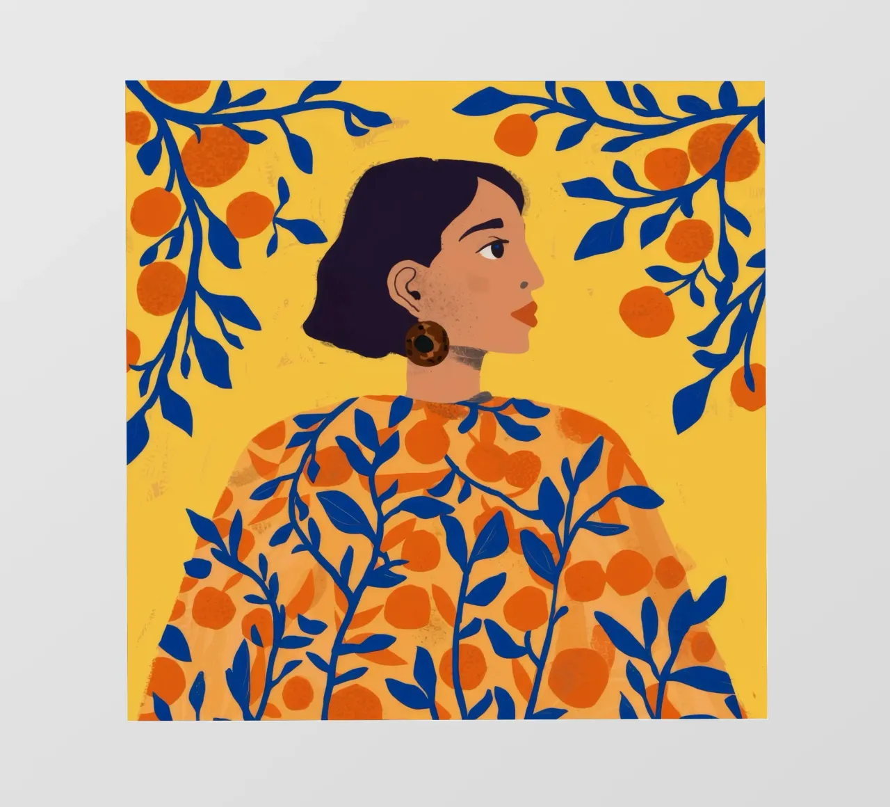 Ritratto di Orange Grove telo in pvc da Peak Delusion