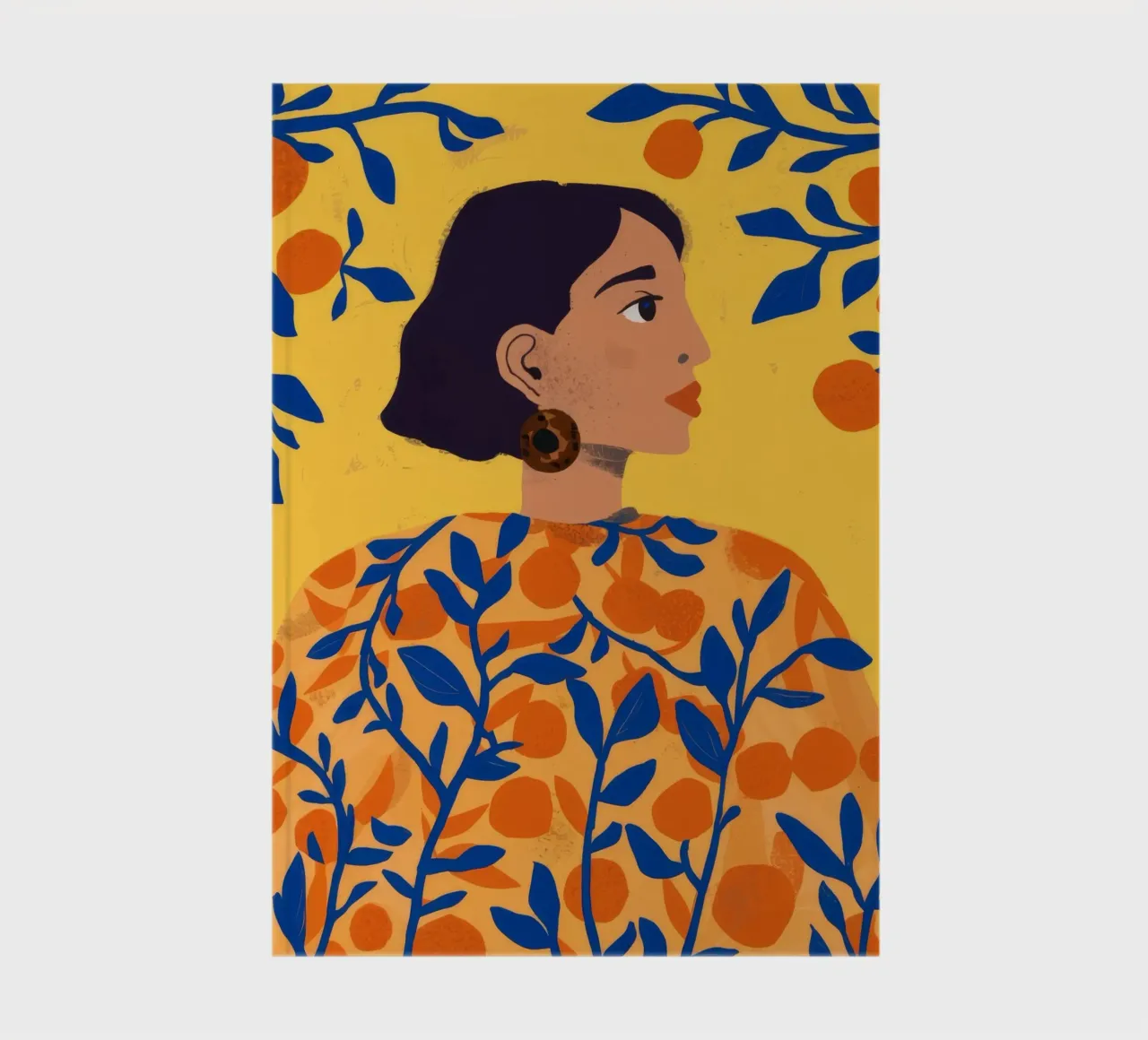 Orange Grove Portrait notebook by Peak Delusion