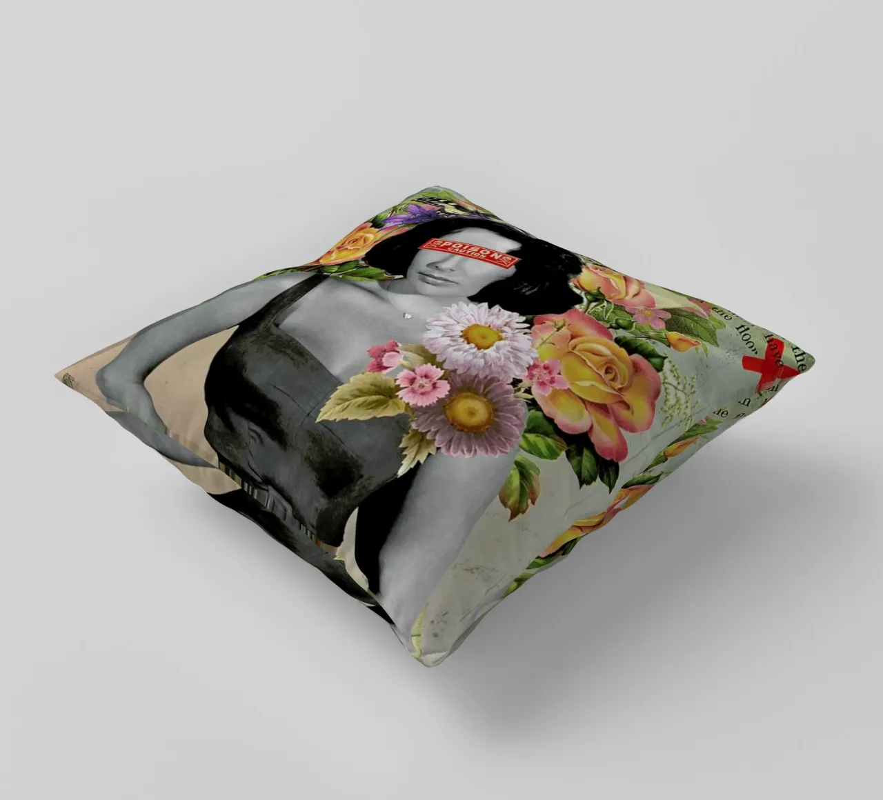 Public Figures: Liz Taylor decorative cushion by Elo Marc