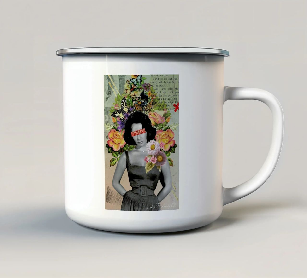 Public Figures: Liz Taylor tazza in smalto da Elo Marc