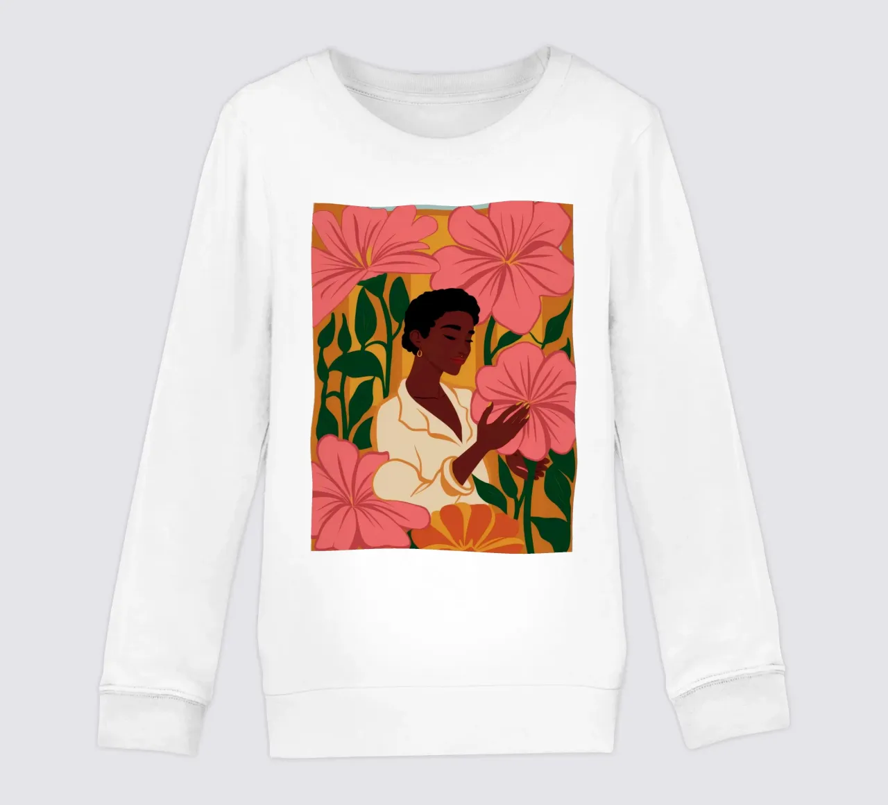 Lovers in the Jungle kids sweatshirt by Peak Delusion