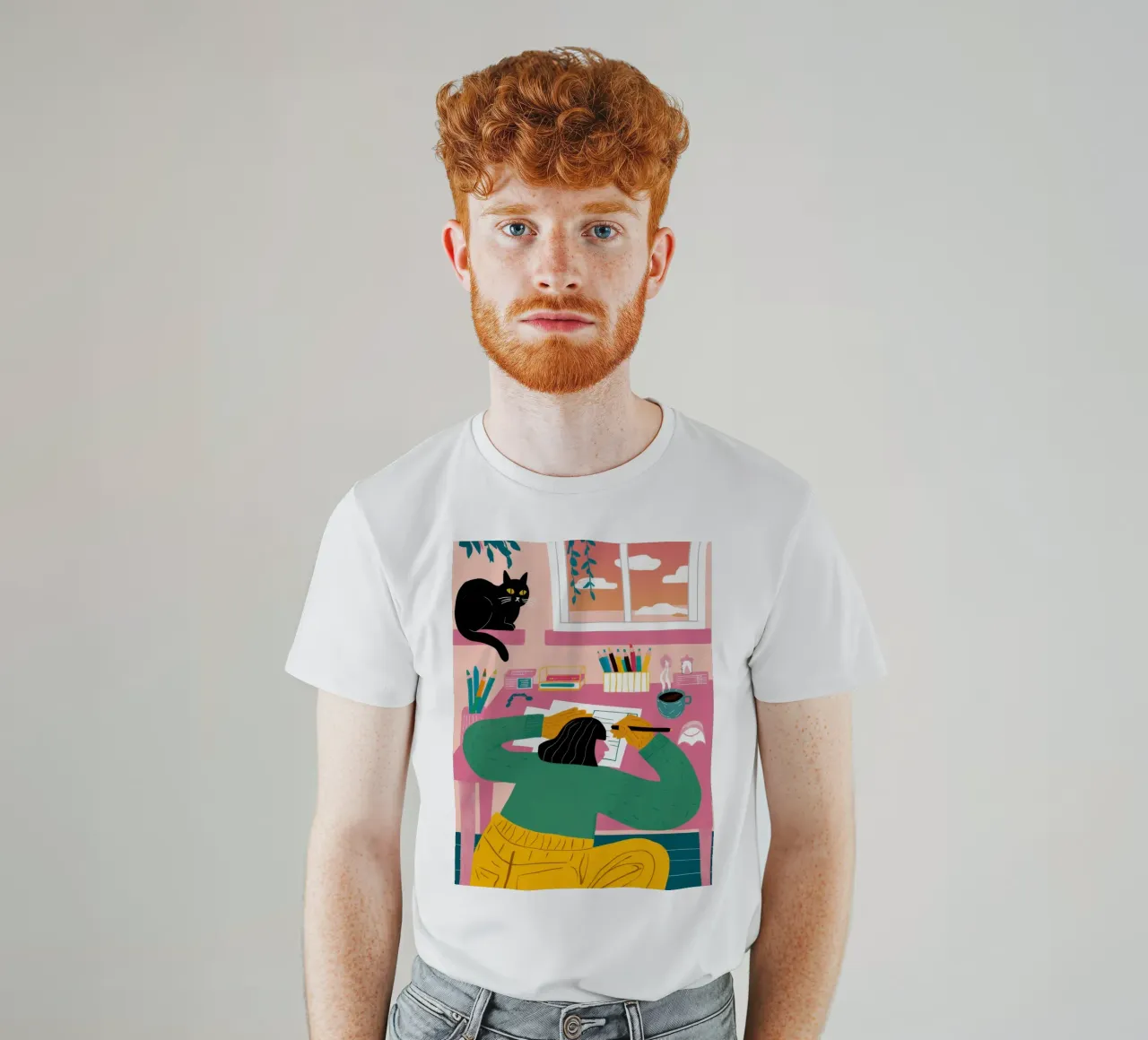 Sogno ad occhi aperti della scrivania creativa t-shirt da Peak Delusion