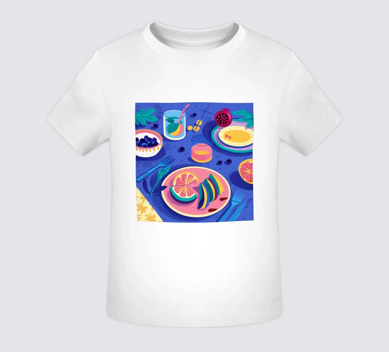 Citrus Splash Soiree Baby T-Shirt von Muse Artworks