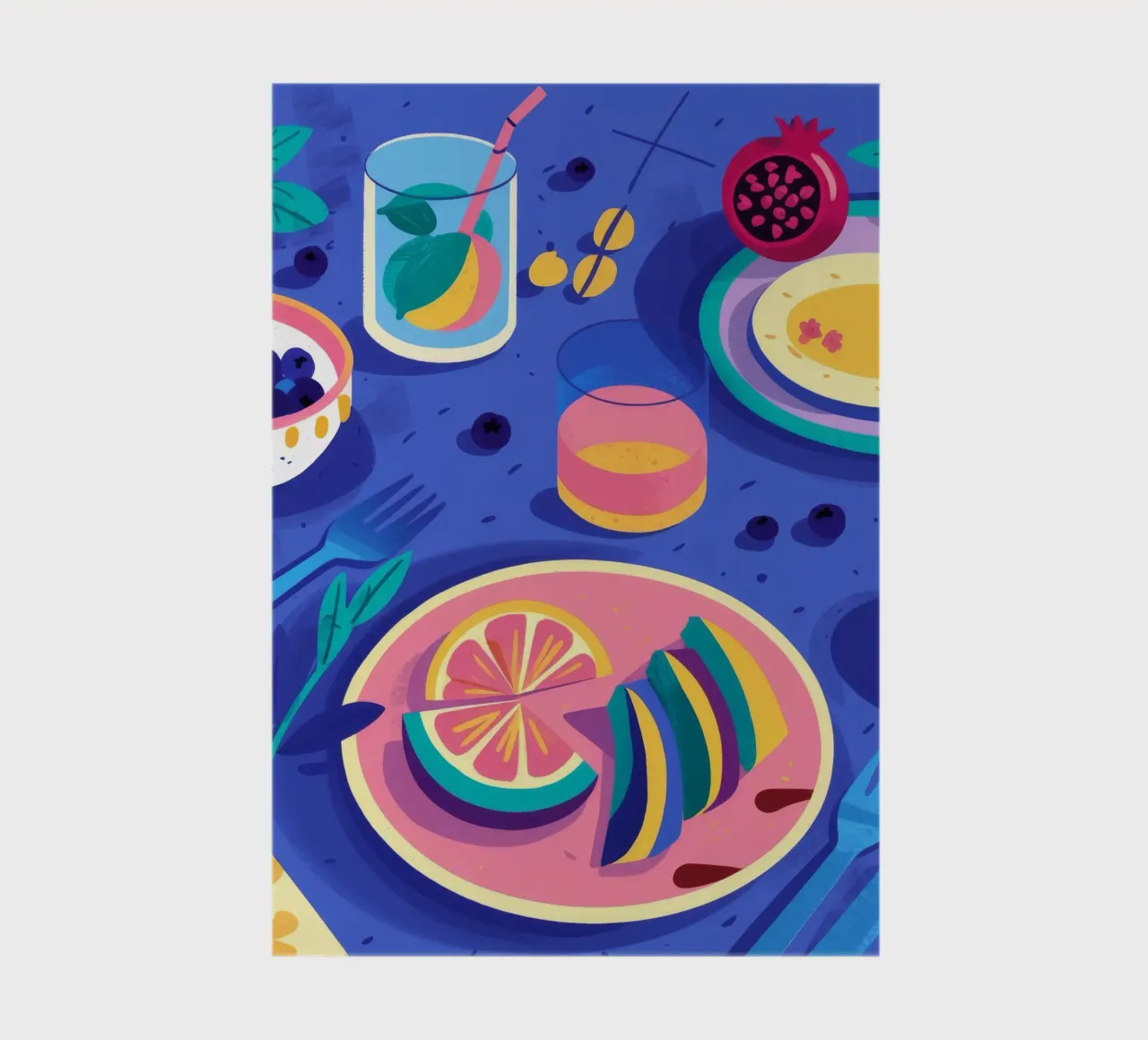 Soirée "Splash" d'agrumes carnet de notes de Muse Artworks