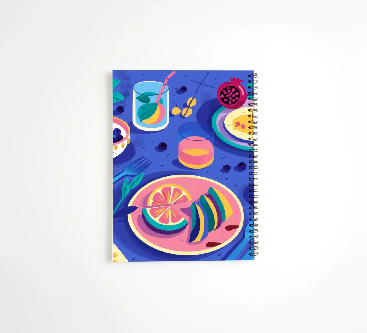 Citrus Splash Soiree Ringbuch von Muse Artworks